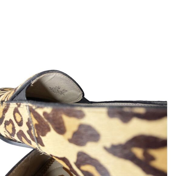 SAM EDELMAN Lanti Calf Hair Leopard Print Loafers - Picture 7 of 8